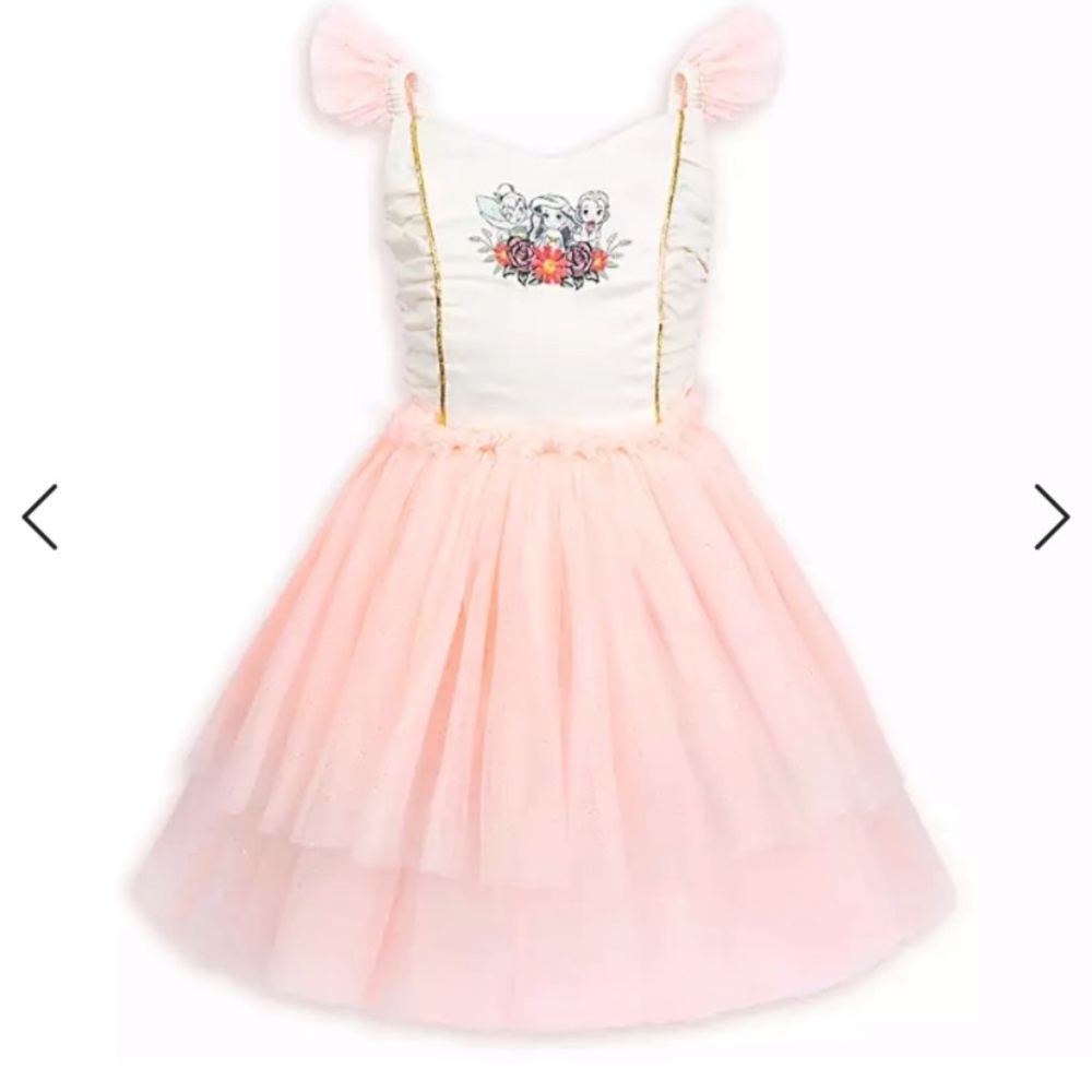 Disney Pink and White Kids Dress